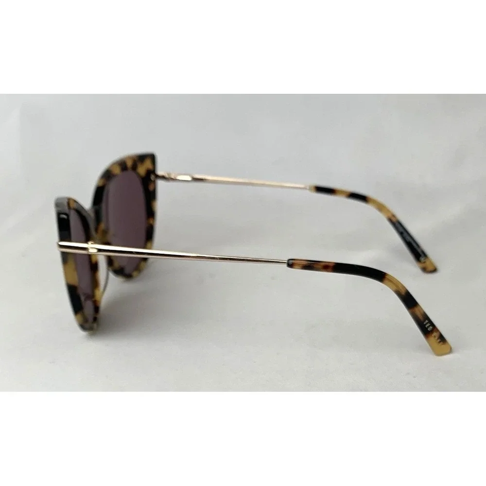 Ted Baker Sunglasses Womens Tortoise Shell Cateye Tbw053 Goldtone 52-19-140‎